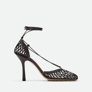 Stretch Lace-Up Sandal
