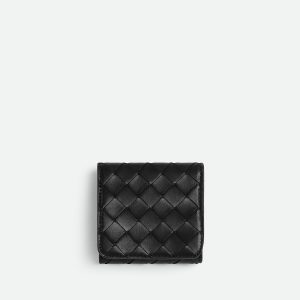 Intrecciato Tri-Fold Wallet