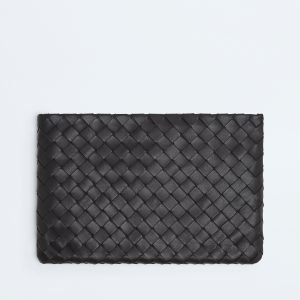 Intrecciato Medium Flat Pouch