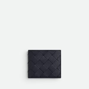 Intrecciato Bi-Fold Wallet With Coin Purse