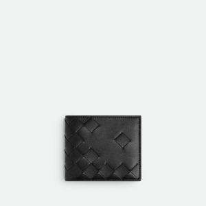 Intrecciato Bi-Fold Wallet With Coin Purse