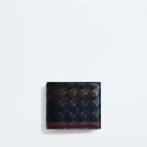 Intrecciato Bi-Fold Wallet With Coin Purse