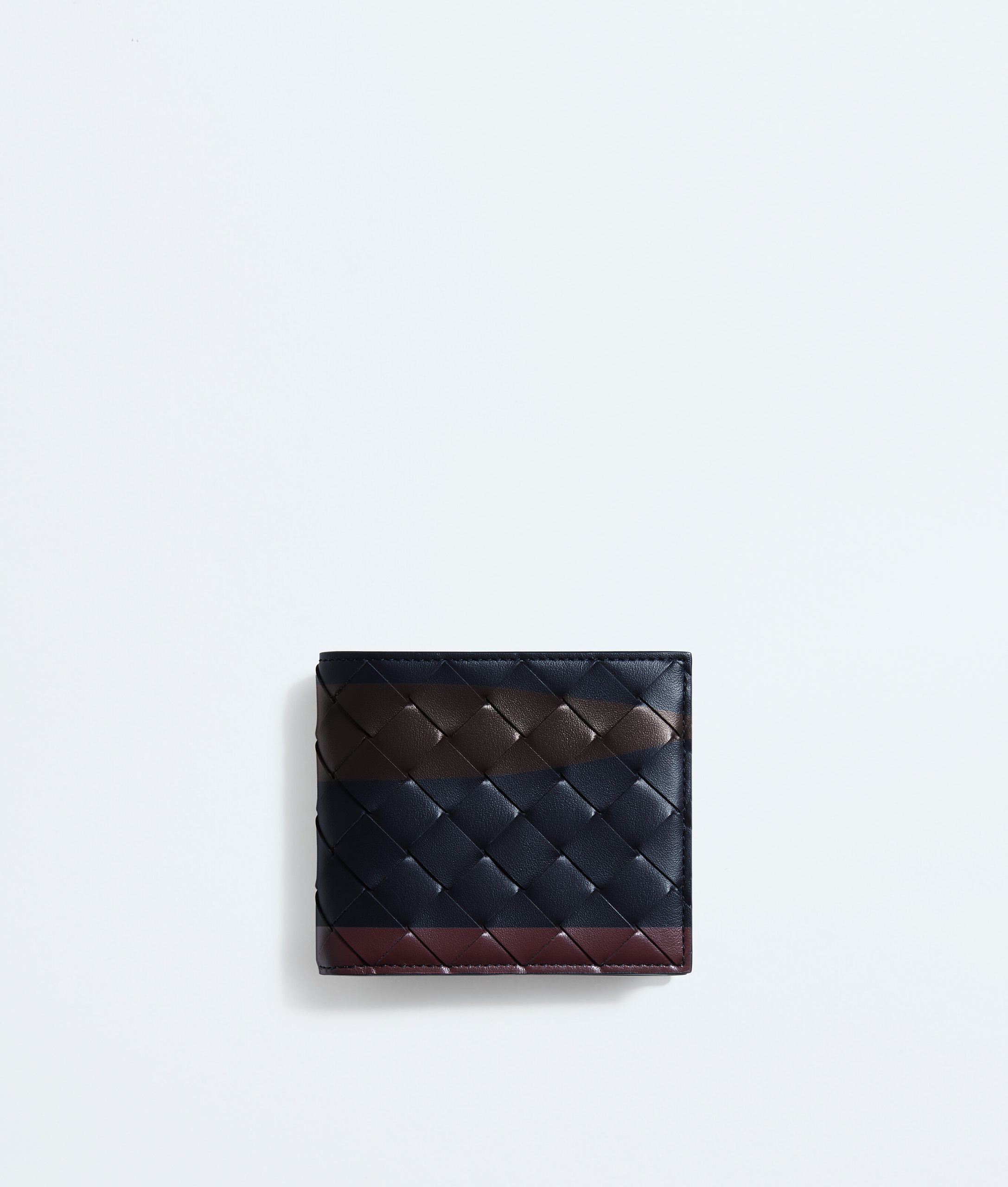 Intrecciato Bi-Fold Wallet With Coin Purse