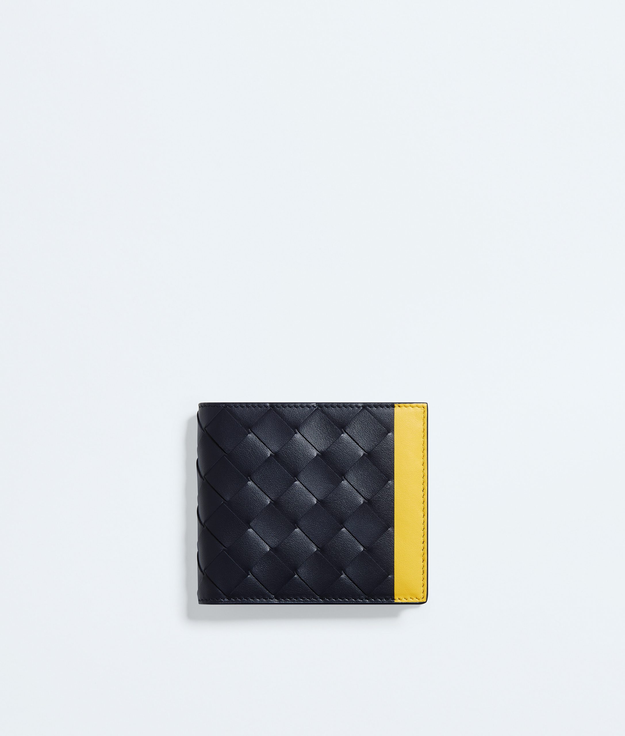 Intrecciato Bi-Fold Wallet with Coin Purse