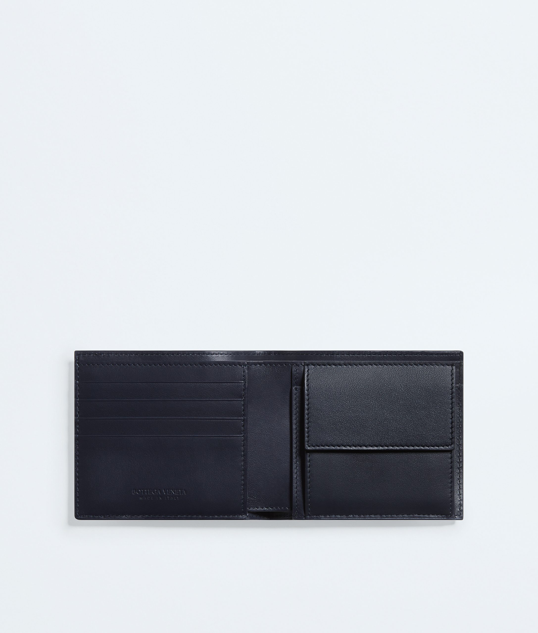 Intrecciato Bi-Fold Wallet with Coin Purse - Image 2