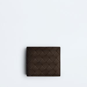Intrecciato Bi-Fold Wallet With Coin Purse