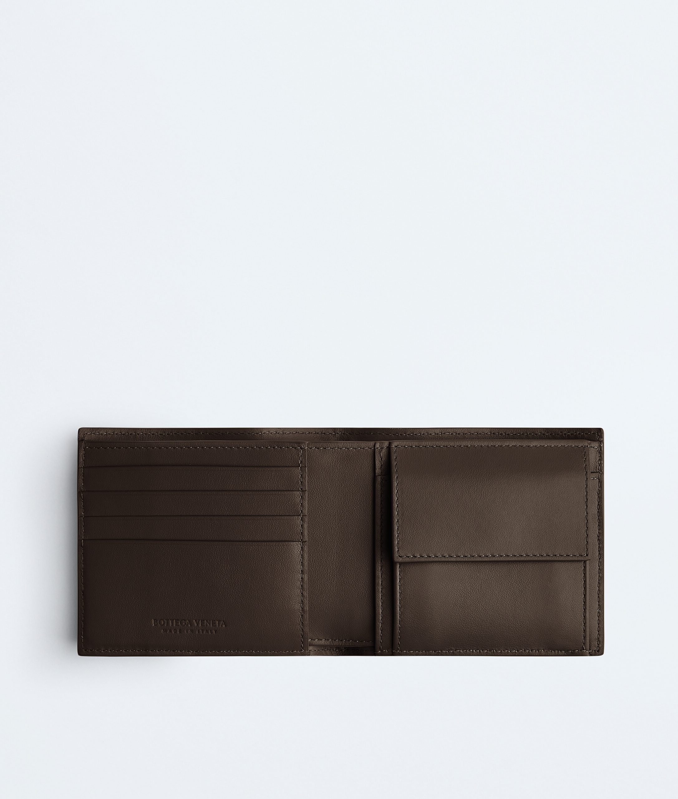 Intrecciato Bi-Fold Wallet With Coin Purse - Image 2