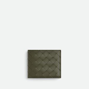 Intrecciato Bi-Fold Wallet With Coin Purse