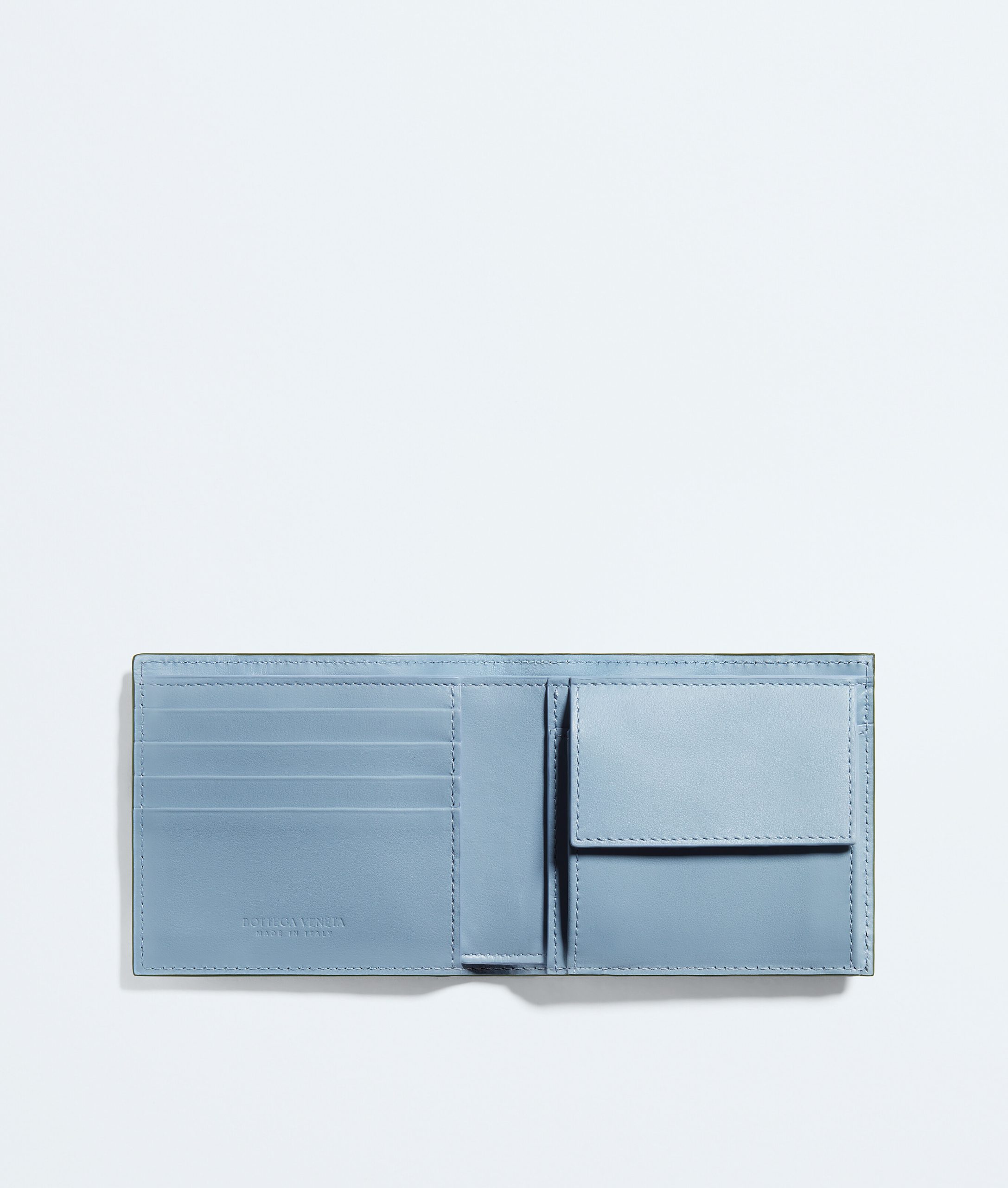 Intrecciato Bi-Fold Wallet with Coin Purse - Image 2