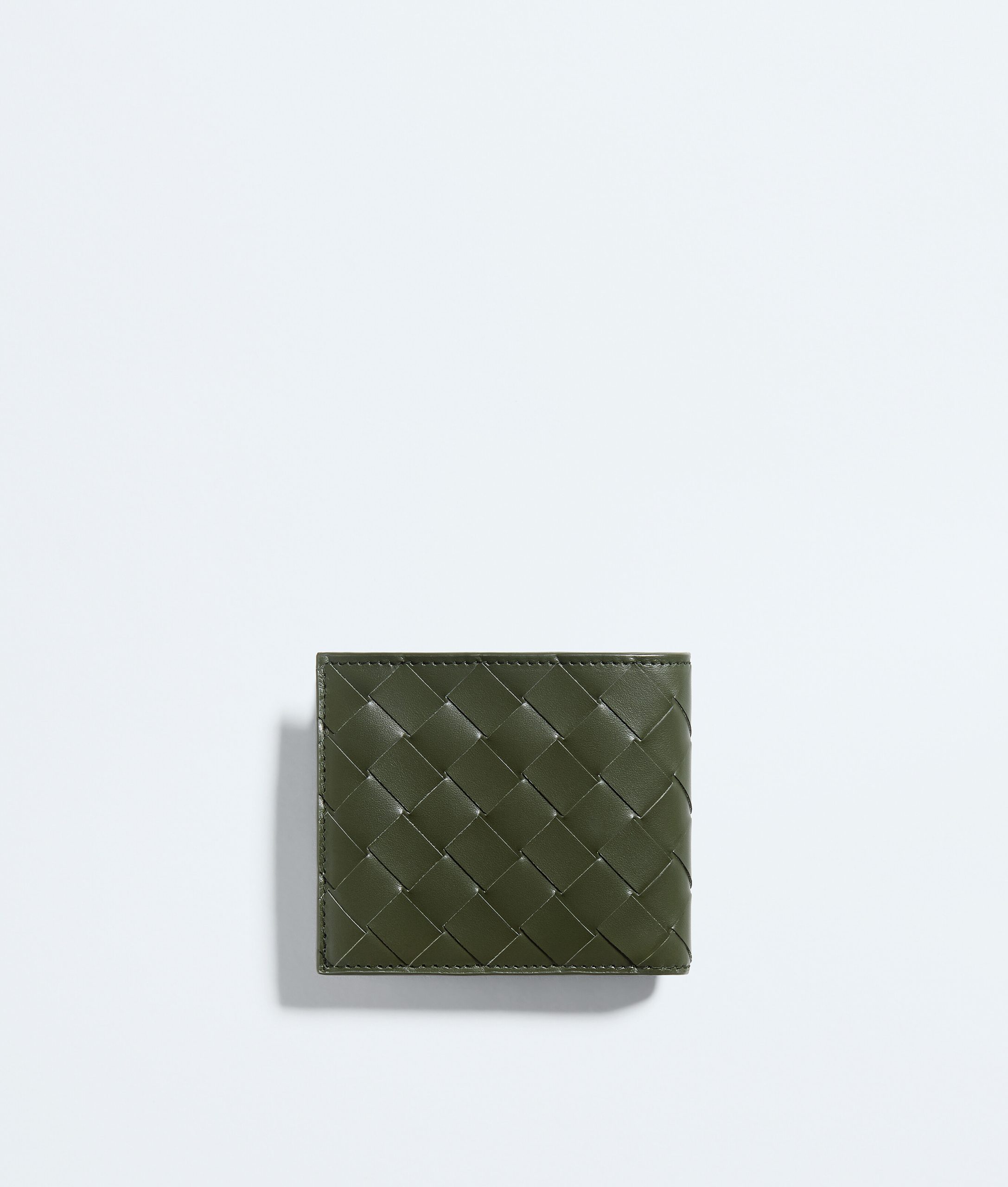 Intrecciato Bi-Fold Wallet with Coin Purse - Image 3