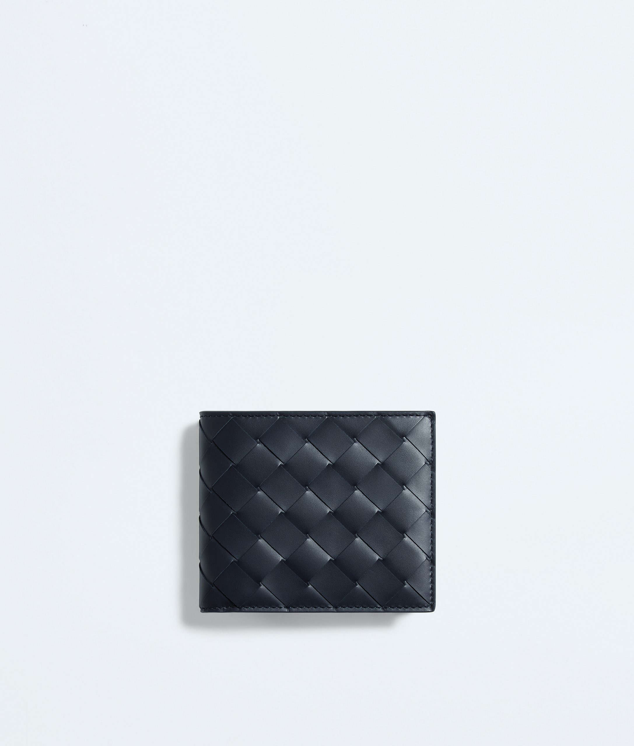 Intrecciato Bi-Fold Wallet With Coin Purse