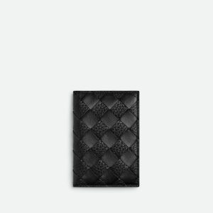 Intrecciato Flap Card Case