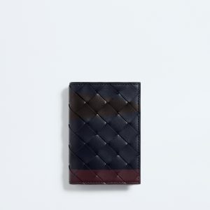 Intrecciato Flap Card Case
