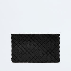 Intrecciato Small Flat Pouch