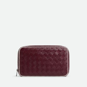 Intrecciato Medium Zipped Pouch
