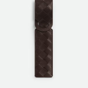 Intrecciato Long Tag Holder
