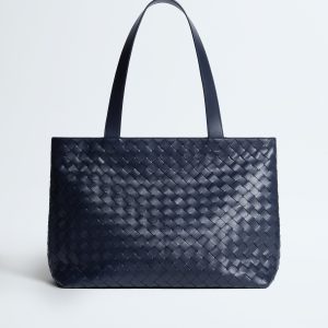 Small Intrecciato Zipped Tote