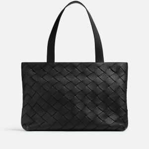 Small Intrecciato Zipped Tote