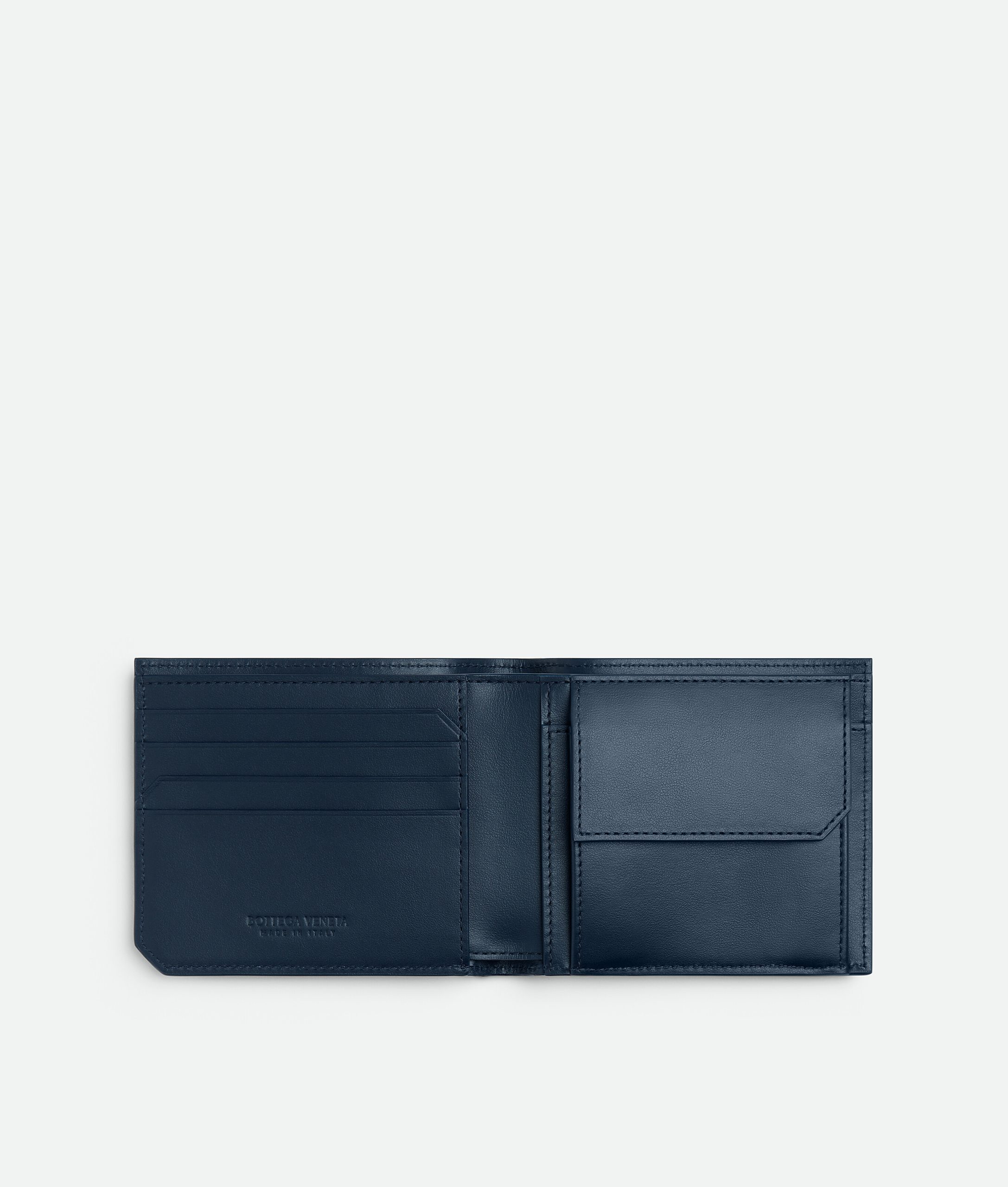 Intrecciato Piccolo Bi-Fold Wallet With Coin Purse - Image 2