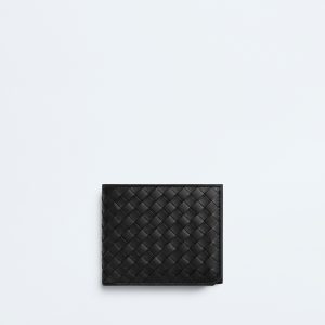 Intrecciato Piccolo Bi-Fold Wallet With Coin Purse