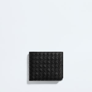 Intrecciato Piccolo Bi-Fold Wallet with Coin Purse