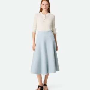 Wool Boucle Skirt