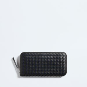 Intrecciato Piccolo Zip Around Wallet