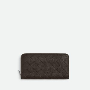 Intrecciato Zip Around Wallet