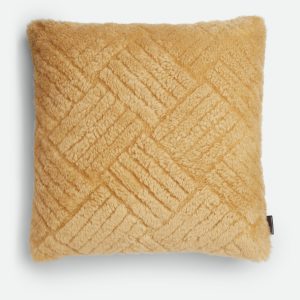 Intreccio Pattern Shearling Cushion
