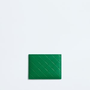 Intrecciato Stamp Credit Card Case