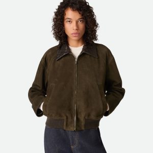 Suede Leather Blouson