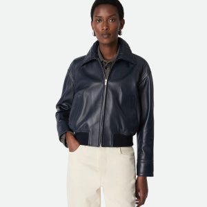 Leather Blouson