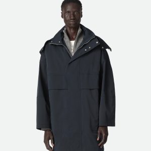 Bonded Tech Wool Hooded Parka