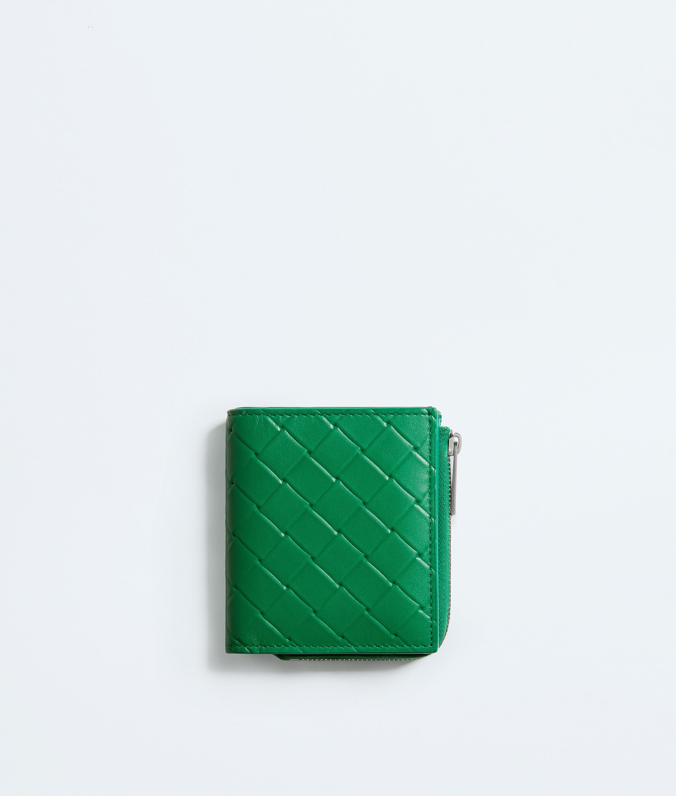 Intrecciato Stamp Bi-Fold Wallet