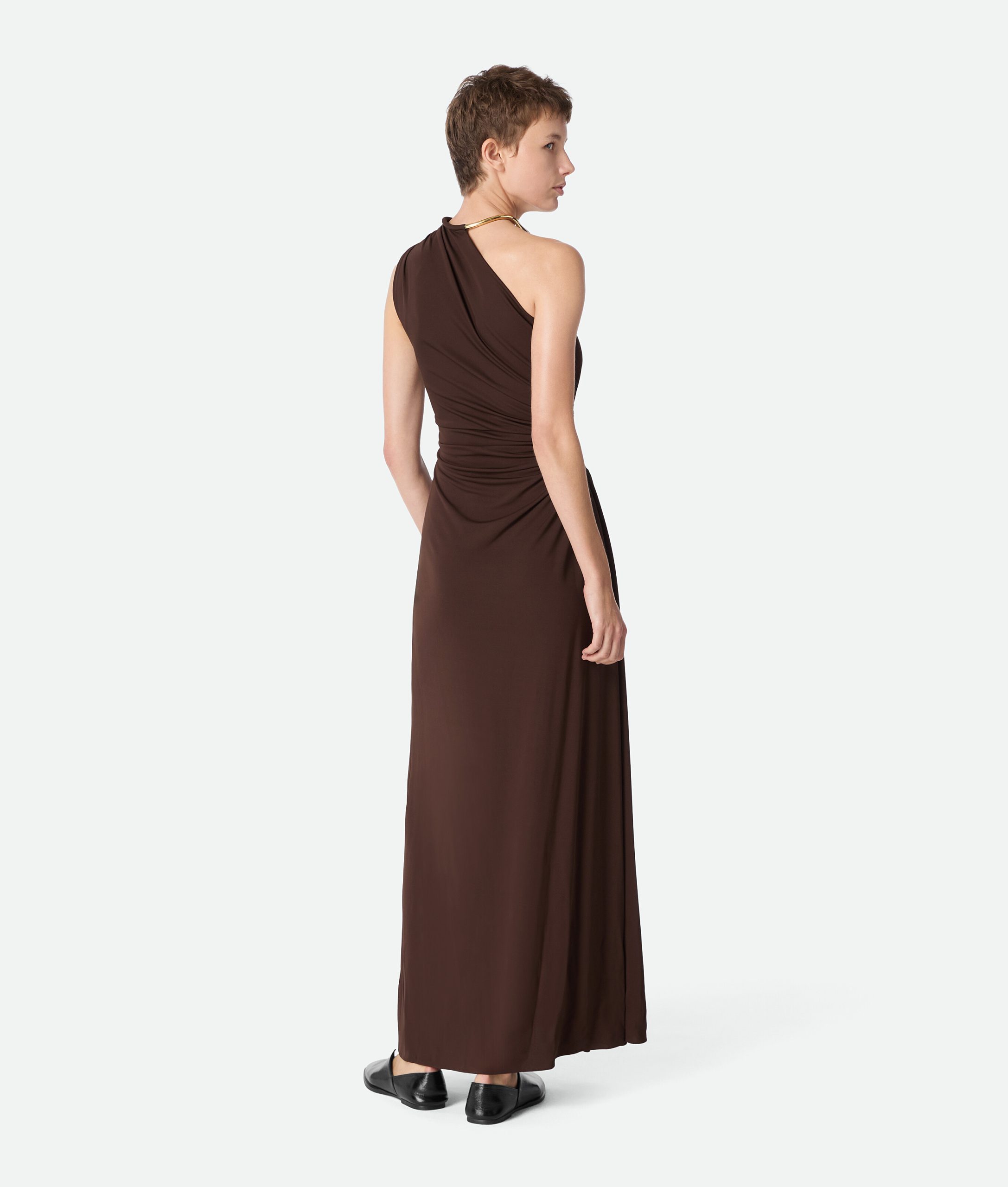 Crepe Viscose Jersey Dress - Image 3