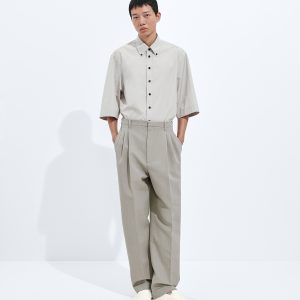 Wool Melange Pants
