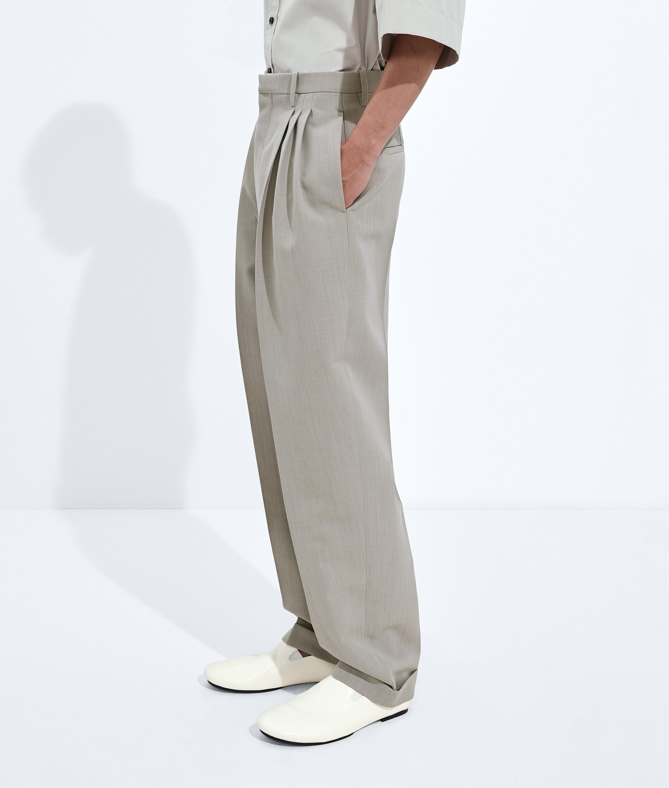 Wool Melange Pants - Image 2