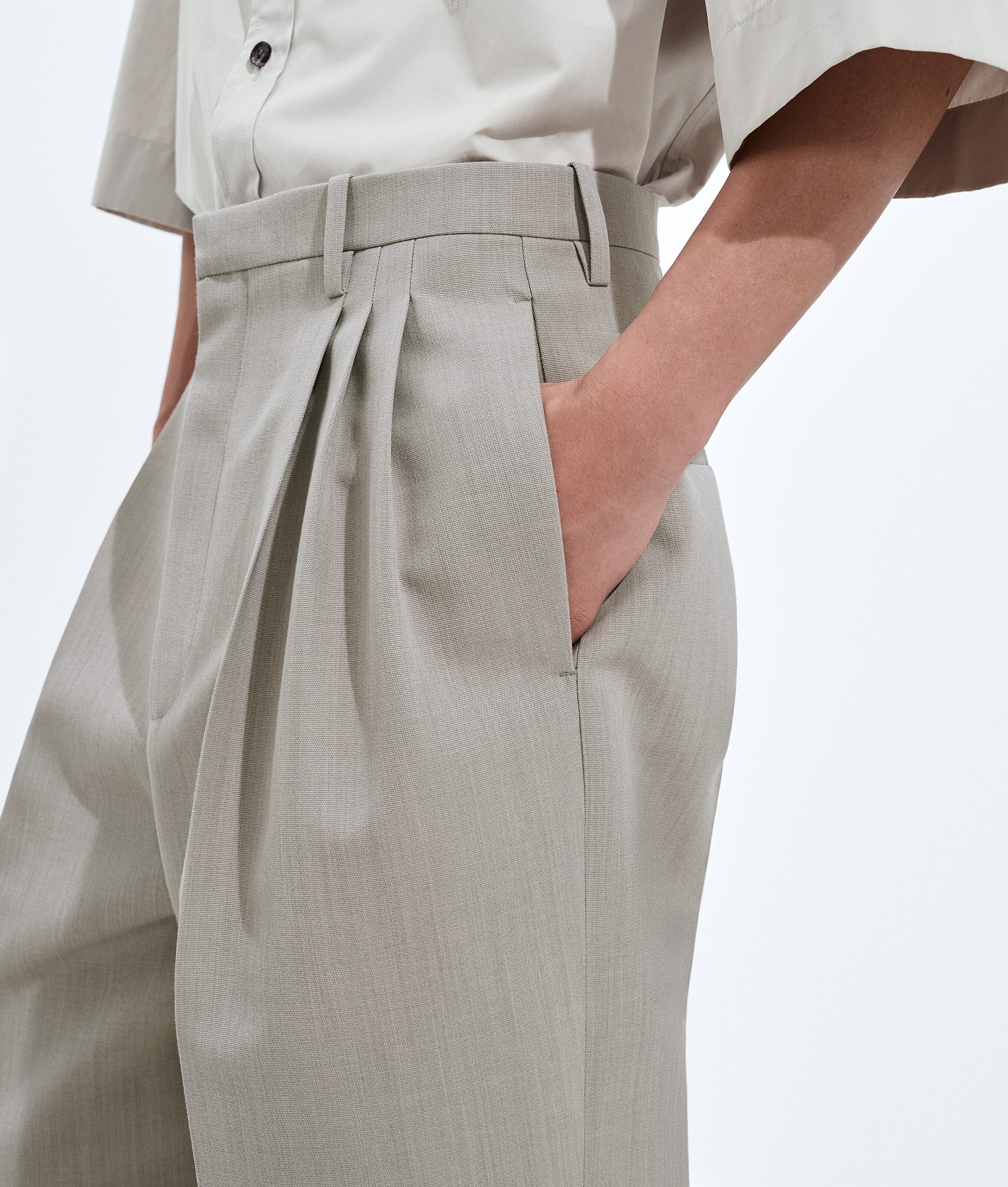 Wool Melange Pants - Image 4