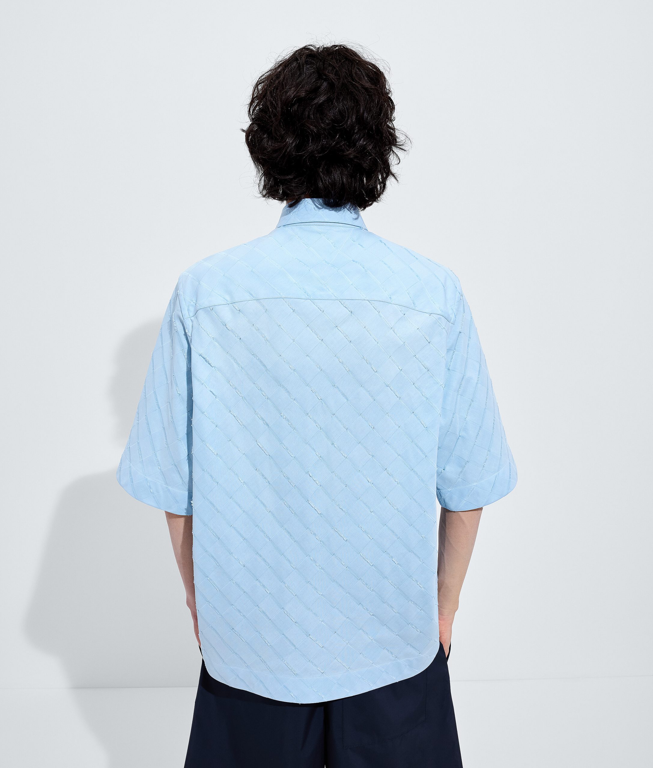 Intrecciato Cotton Poplin Shirt - Image 3