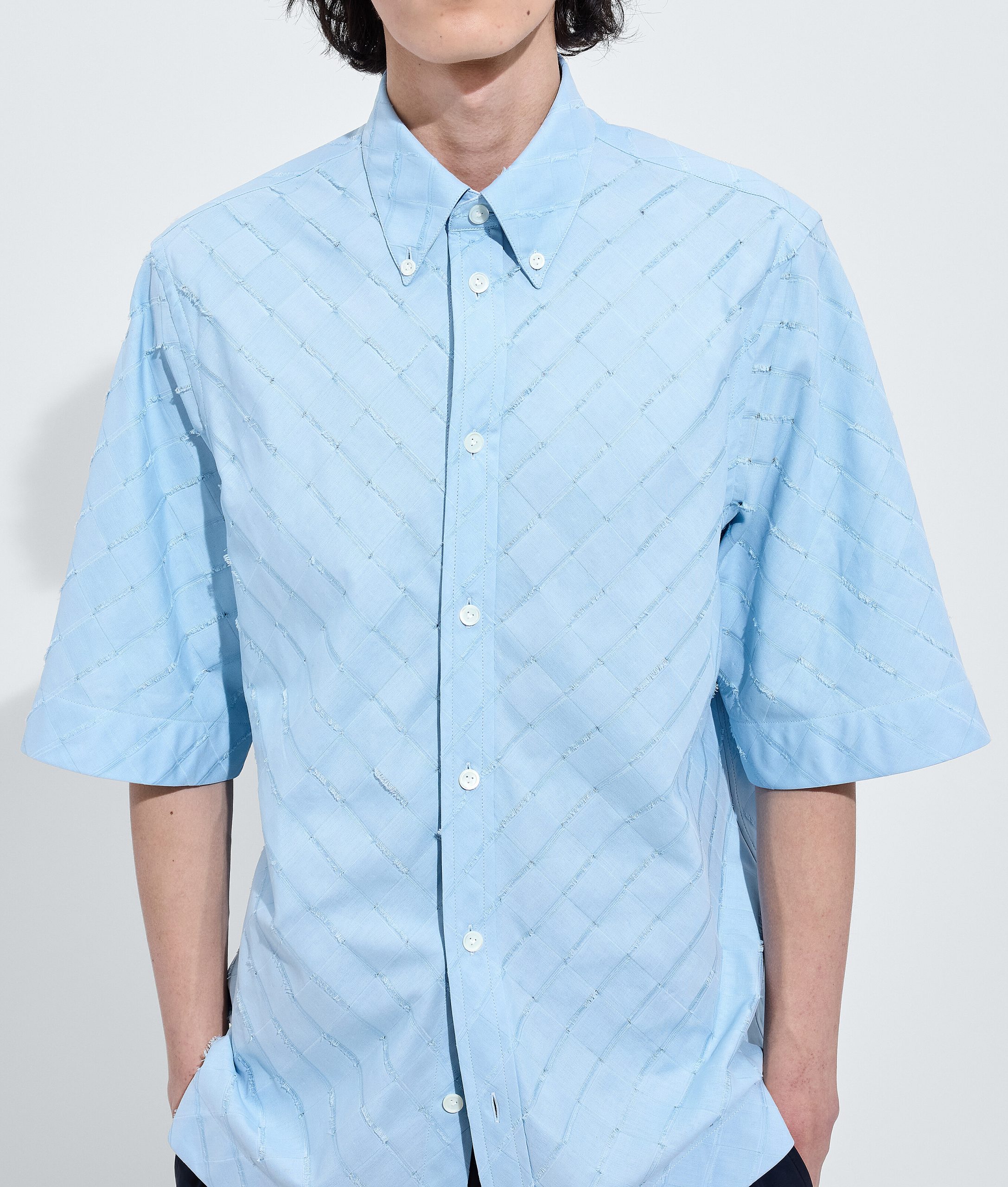 Intrecciato Cotton Poplin Shirt - Image 4