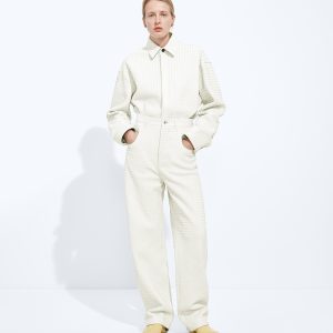 Small Intrecciato Leather Pants