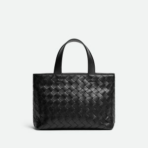Mini Intrecciato Zipped Tote