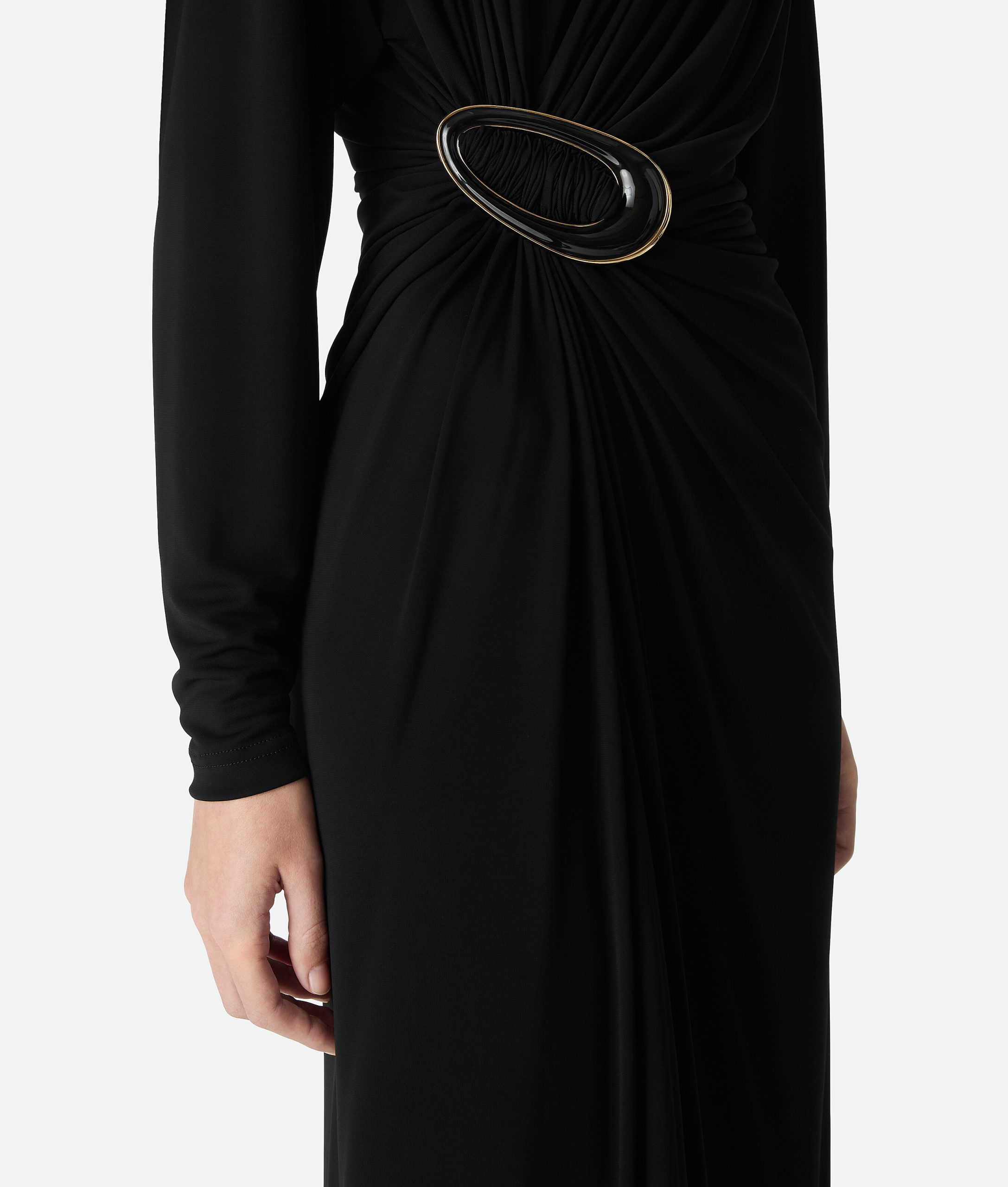 Crepe Viscose Jersey Dress - Image 3