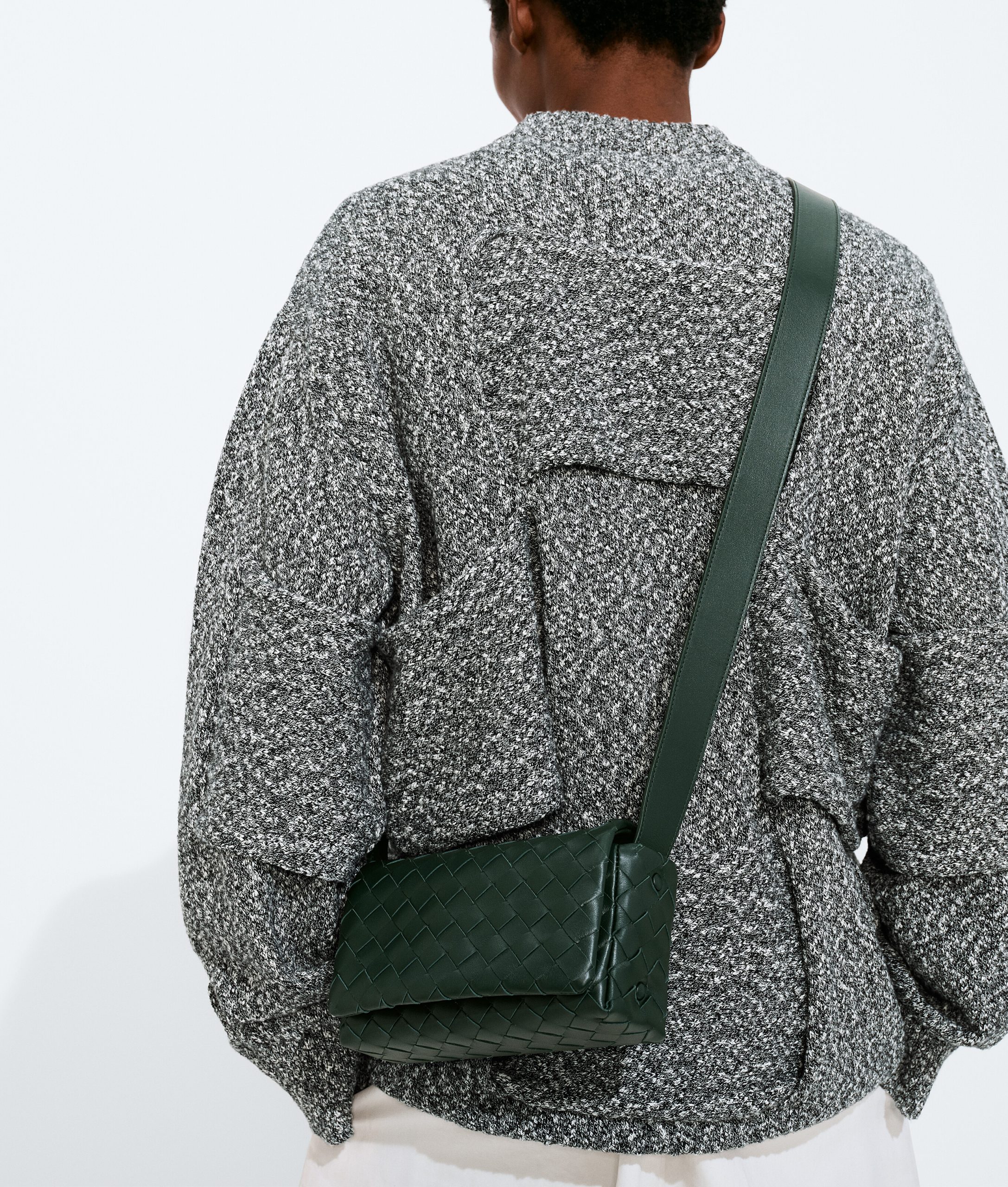 Intrecciato Mini Bag With Flap - Image 2