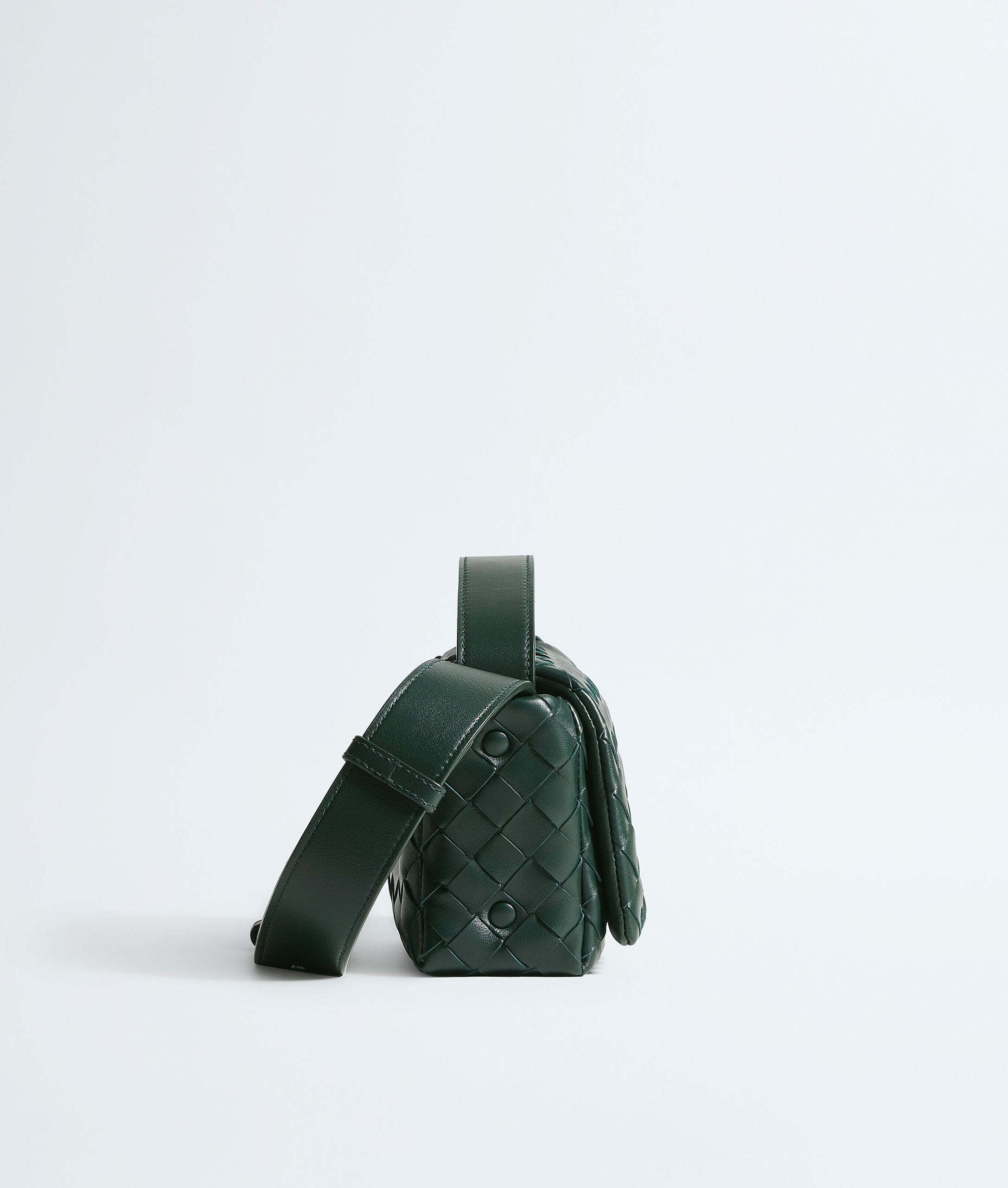 Intrecciato Mini Bag With Flap - Image 4