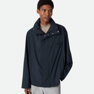 Packable Nylon Hooded Blouson