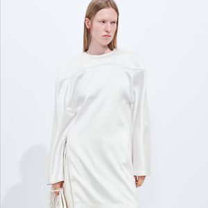 Wool And Silk Satin Top