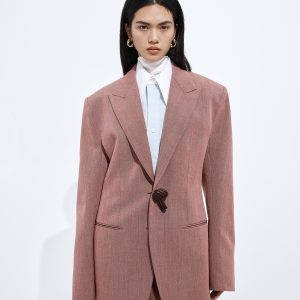 Wool and Linen Melange Jacket