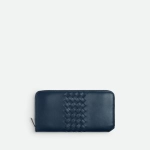 Intrecciato Piccolo Zip Around Wallet