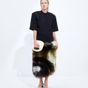 Fringed Embroidery Skirt